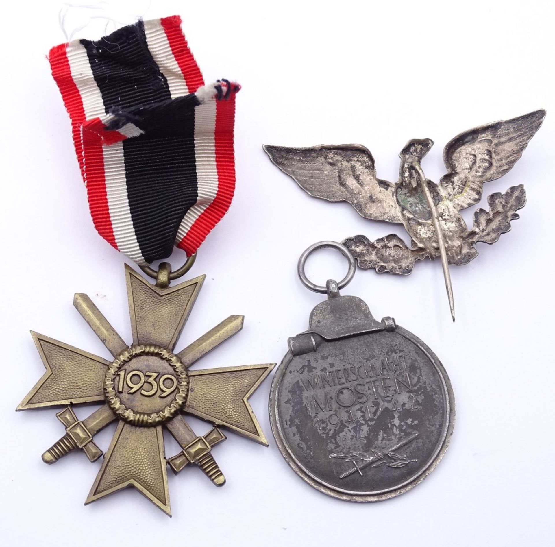 KVK mit Schwertern,Winterschlacht im Osten Medaille und Anstecker - Image 2 of 2