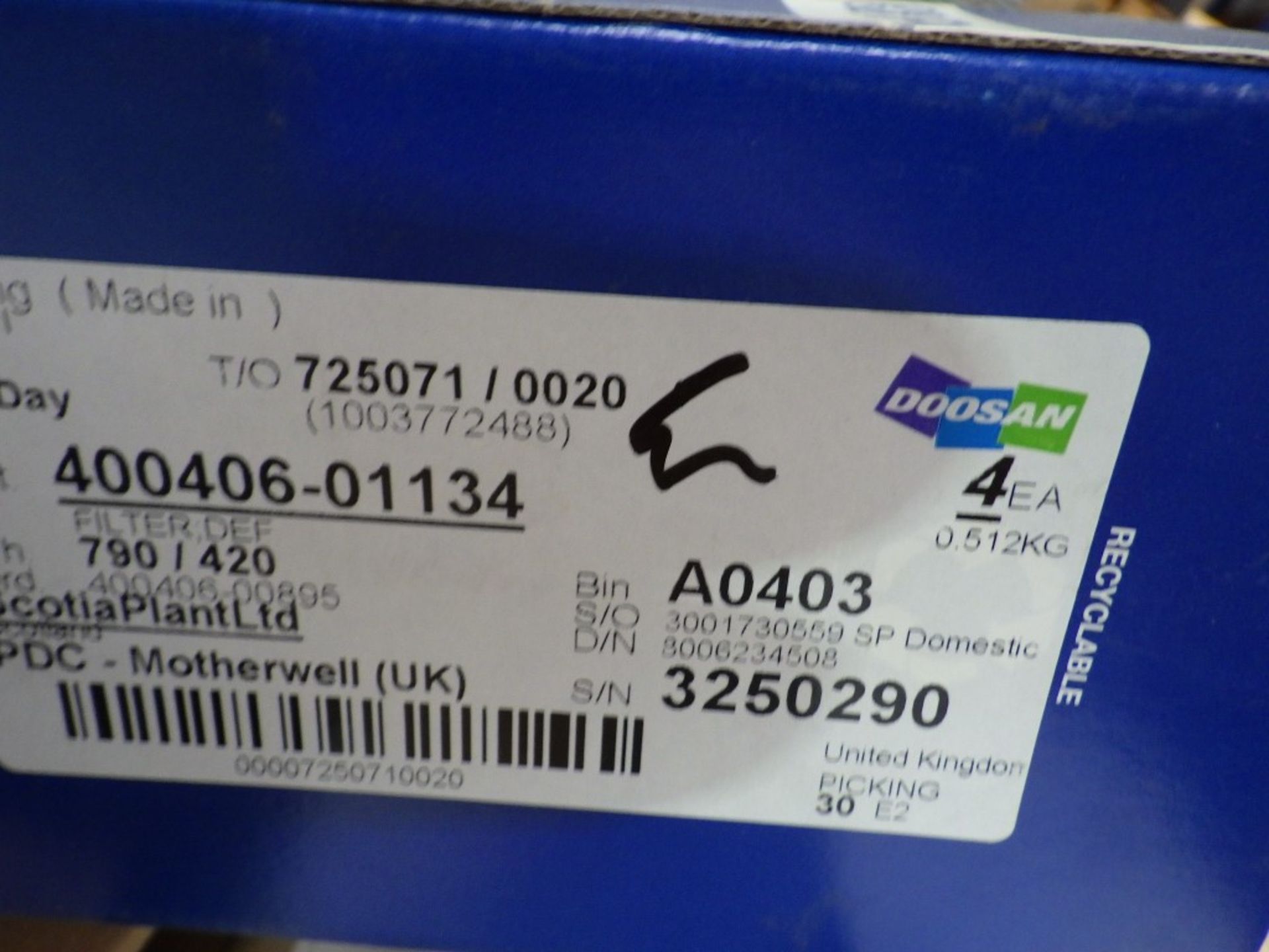 ASSORTED FILTERS INCL P/N: 400406-00036 (12+ OF), 400409-00006 (20+ OF), 2474-1003A (9 OF), K1025338 - Image 9 of 11