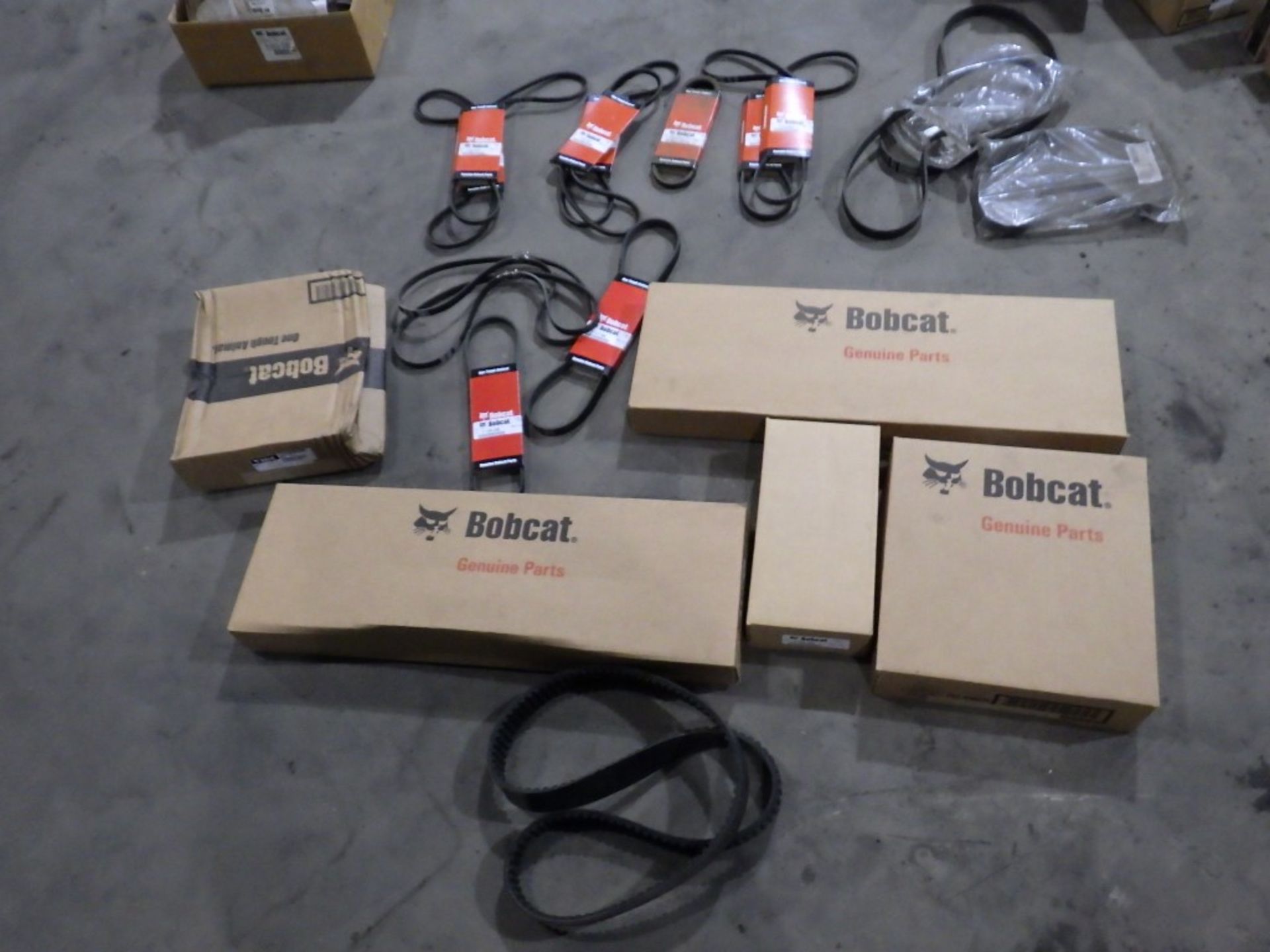 ASSORTED BOBCAT BELTS P/N: 6662855 10122012, 7185309, 7185269, 7201345, 7201422, 672898, 7178328,