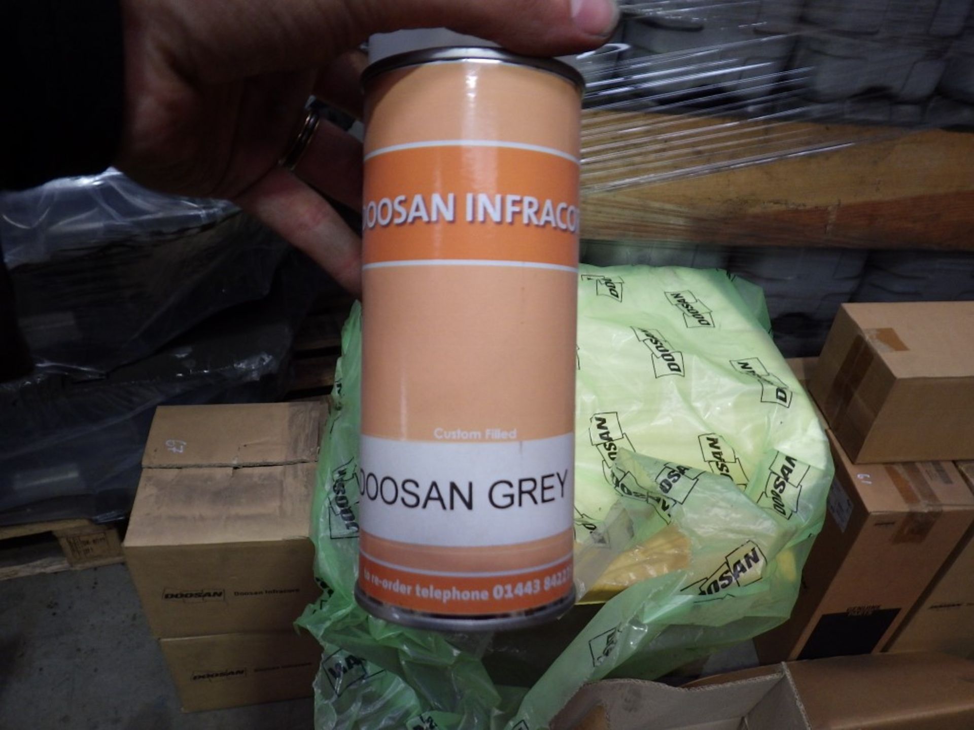 ASSORTED BEARINGS & DOOSAN SPRAY PAINT (ORANGE 9 OF, GREY12 OF) - Image 4 of 10