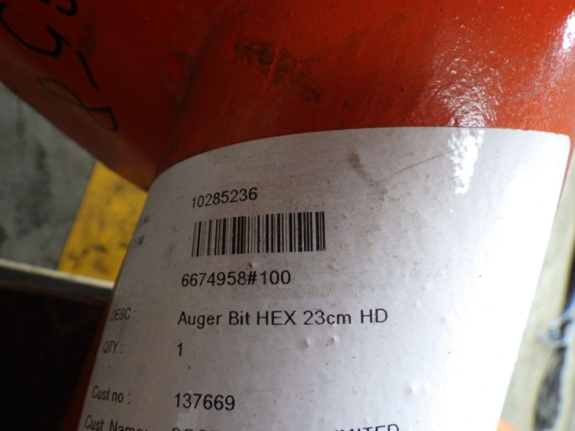 9'' TRIMAX HEAVY DUTY AUGER BIT HEX FITTING P/N: 6674958 - Image 4 of 6