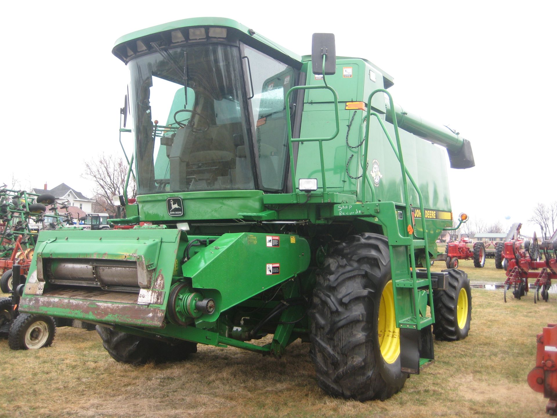 '97 JD 9400, 24.5x32, MAURER EXT., SHAFF SPREADER, WIRED FOR GREEN STAR, 3826/2826 HRS, SN-670541
