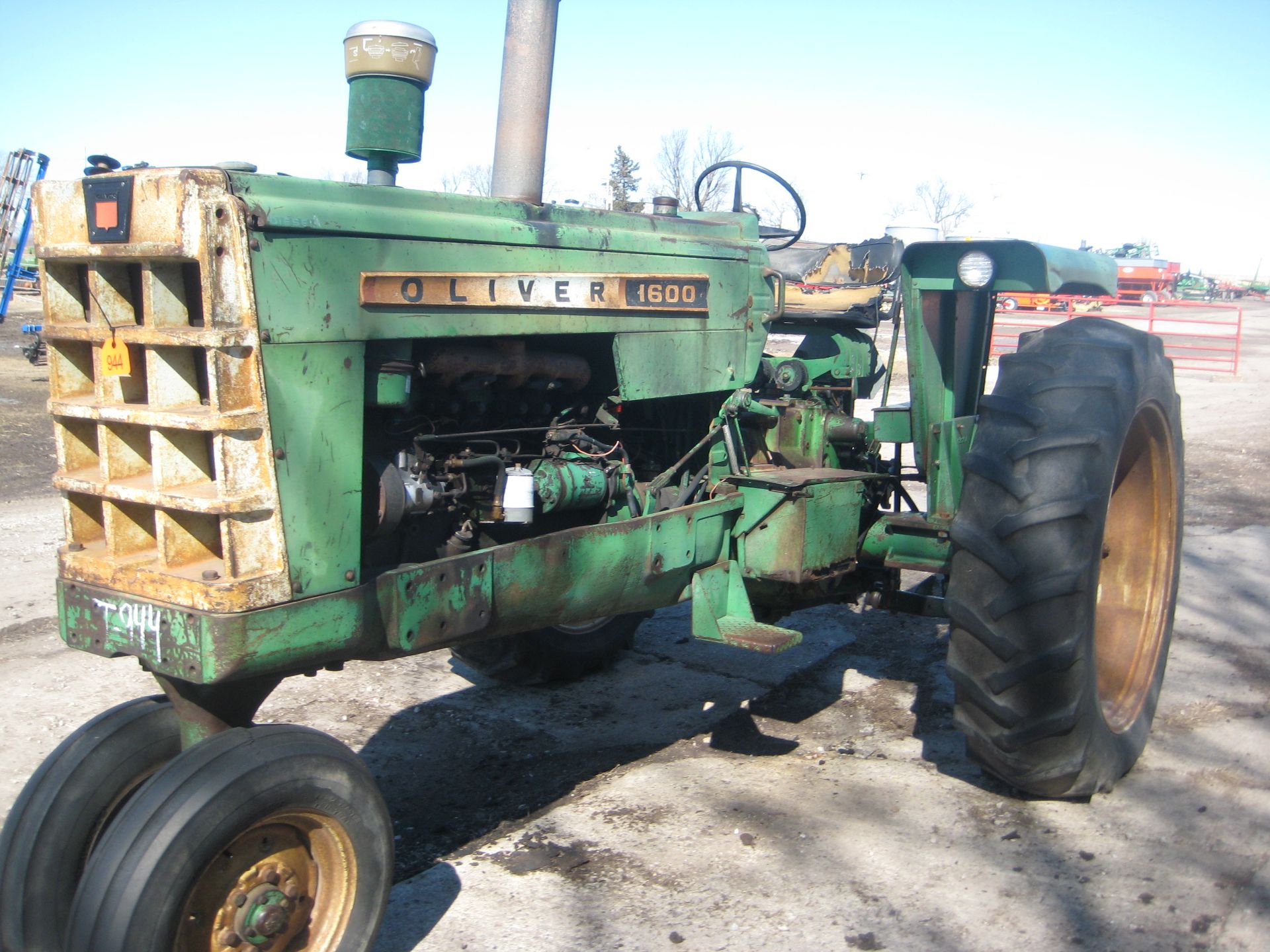 ’63 OLIVER 1600 DSL, NF, 3 PT, 15.5X38, 6300 HRS, SN-135 375-607 - Image 3 of 22