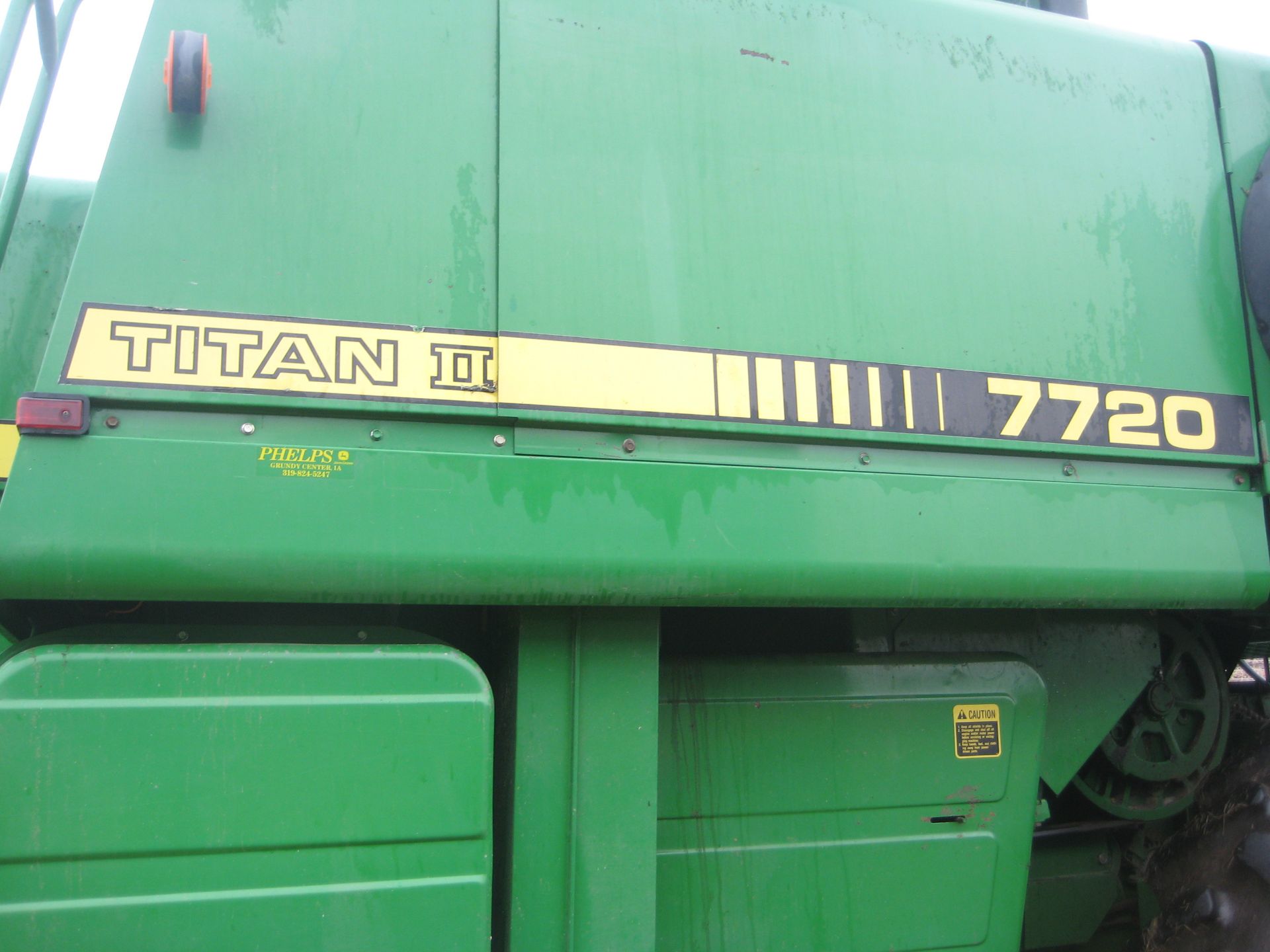 '88 JD 7720 TITAN II, 24.5x32, AUX. FUEL TANK, 3484 HRS, SN-625402 - Image 19 of 23