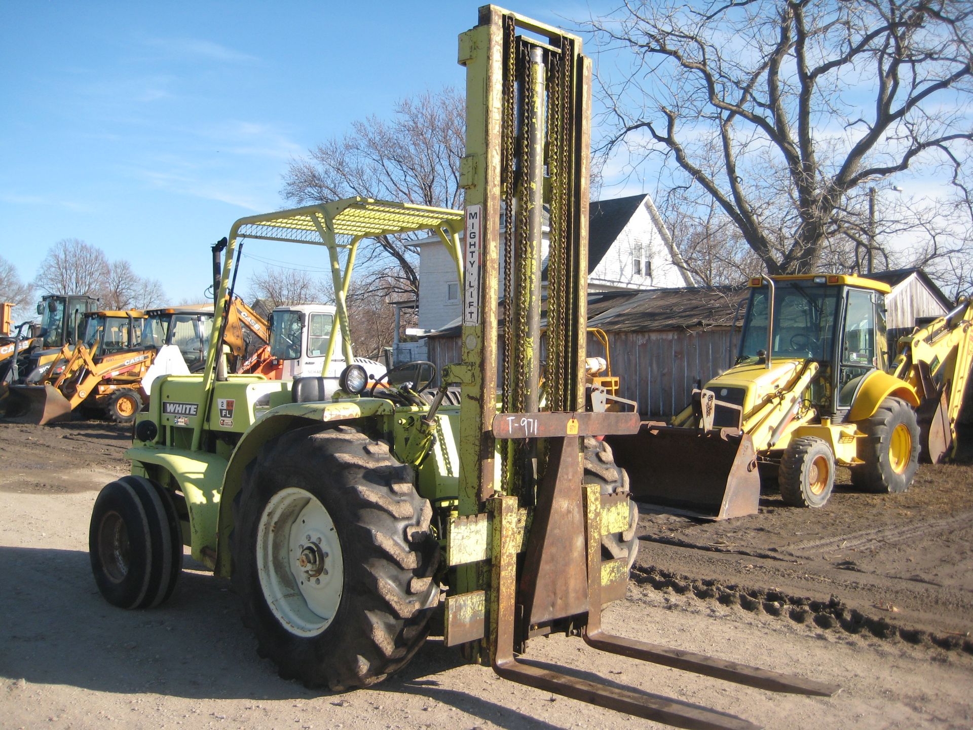 WHITE 2-44 FL, 5000# FORKLIFT, GAS, SIDESHIFT, SN-259 470-483 - Image 3 of 21