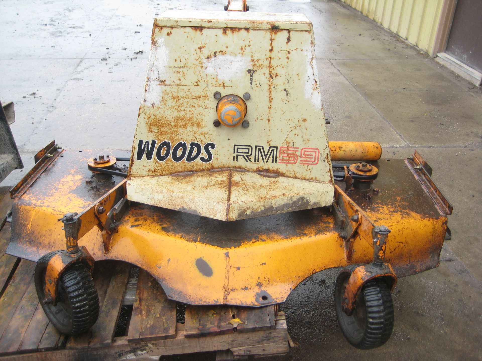 3PT WOODS MOWER, RM59, WORKS GOOD, USED LAST FALL