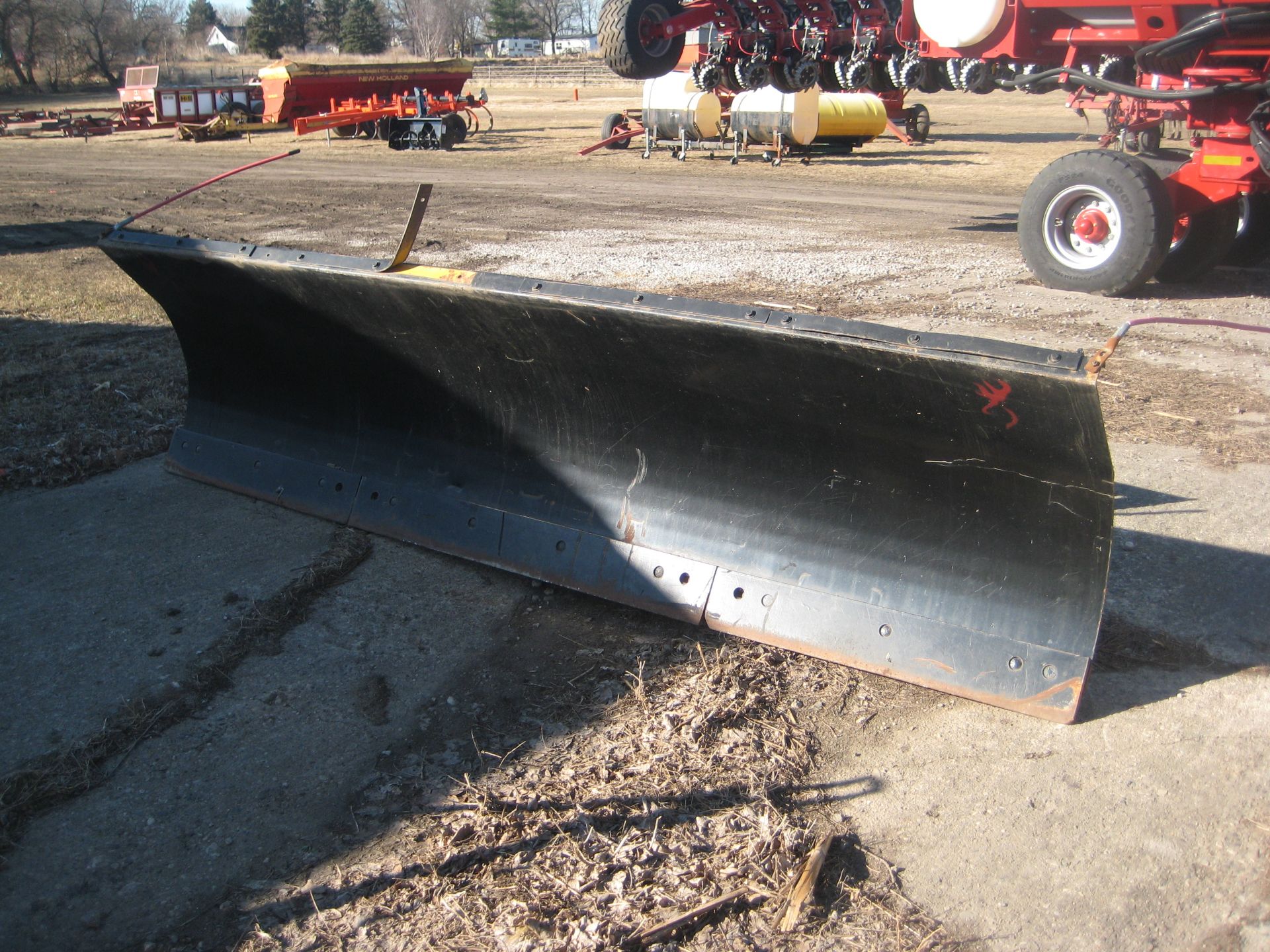 10' skid loader blade