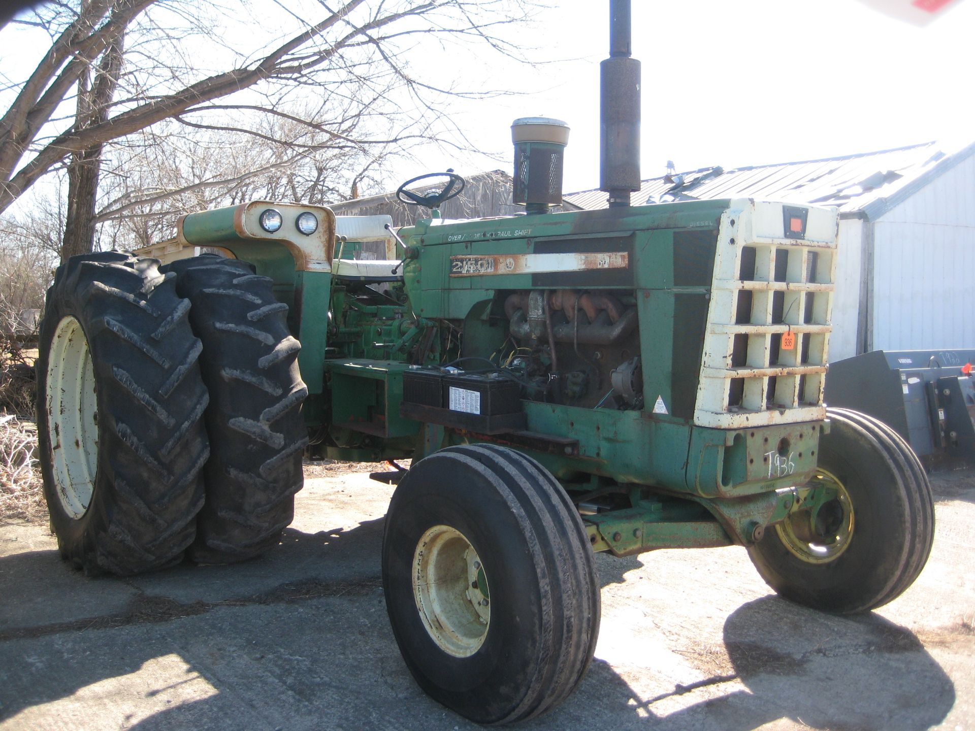 ’69 OLIVER 2150, OVER UNDER SHIFT, 18.4X38 FACTORY DUALS, 3 PT, WF, 4447 HRS, SN-212 566-657 - Image 3 of 28