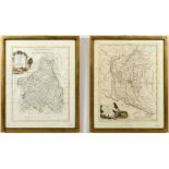 Pair of Maps "The Governments of Sciampagna and Brie" and "Il Cremasco"