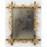 Gilded wooden mirror