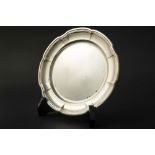 Round shaped 800 silver plate