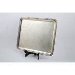 Rectangular shaped Broggi silver metal tray