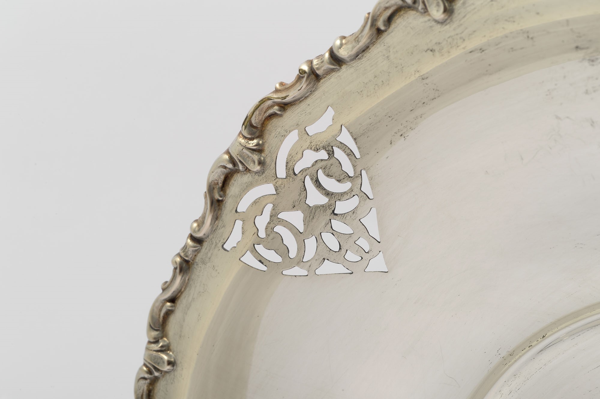 Round centerpiece in 800 silver - Image 2 of 2