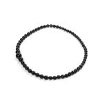 Necklace in sloping black coral spheres manifacture contemporary, Cuba origin, folding clasp, as per