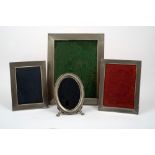 Lot of four photo frames '40 del 20th century, small flaws30 x 24 cm, 19.5 x 14.5 cm, 21 x 16 cm, 17