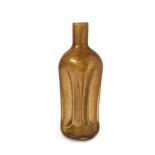Ercole Barovier (1889 - 1972) Bottle-shaped vaseMurano, '50-'60, in monochrome gold glass, signedh