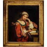 Persian Sibyl by Giovan Francesco Barbieri known as Guercino (1591-1666) school Italy, 19th century,