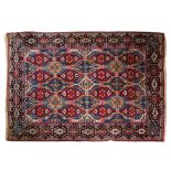 Persian carpet Yazd early 20th centurywool on cottontired357 x 246 cm