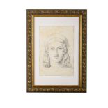 Umberto Brunelleschi(1897 - 1949) Male portrait1929pencil on laid papersigned and dated, framed32
