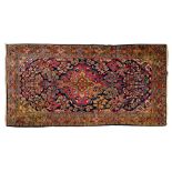 Persian Bigiar carpet early 20th centurywool on cottontired298 x 149 cm