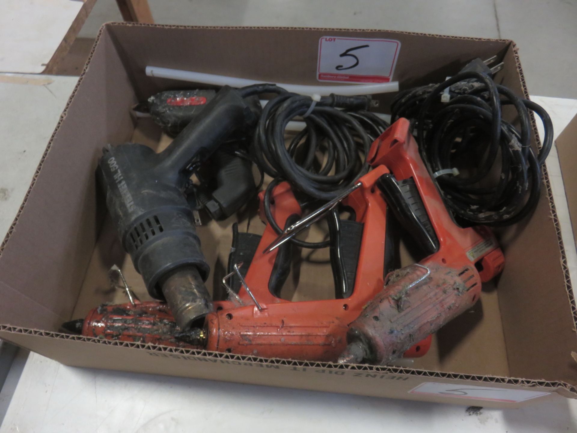 LOT - POLYGUN STEINEL ELECTRIC HEATER & GLUE GUNS