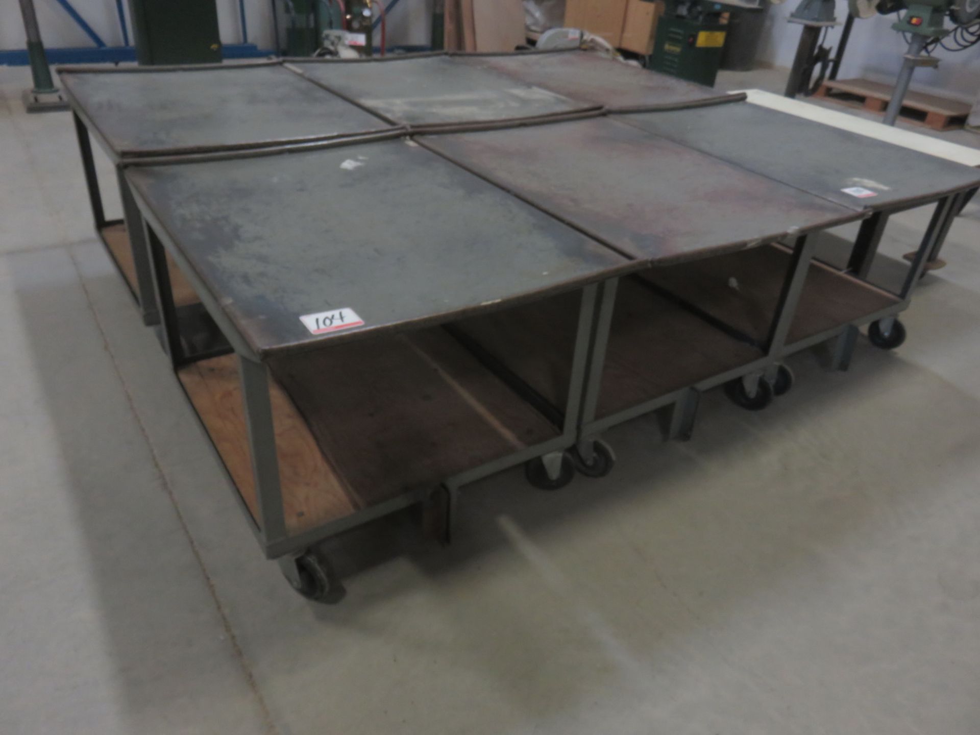 UNITS - GREY STEEL 30 X 40" WHSE CARTS