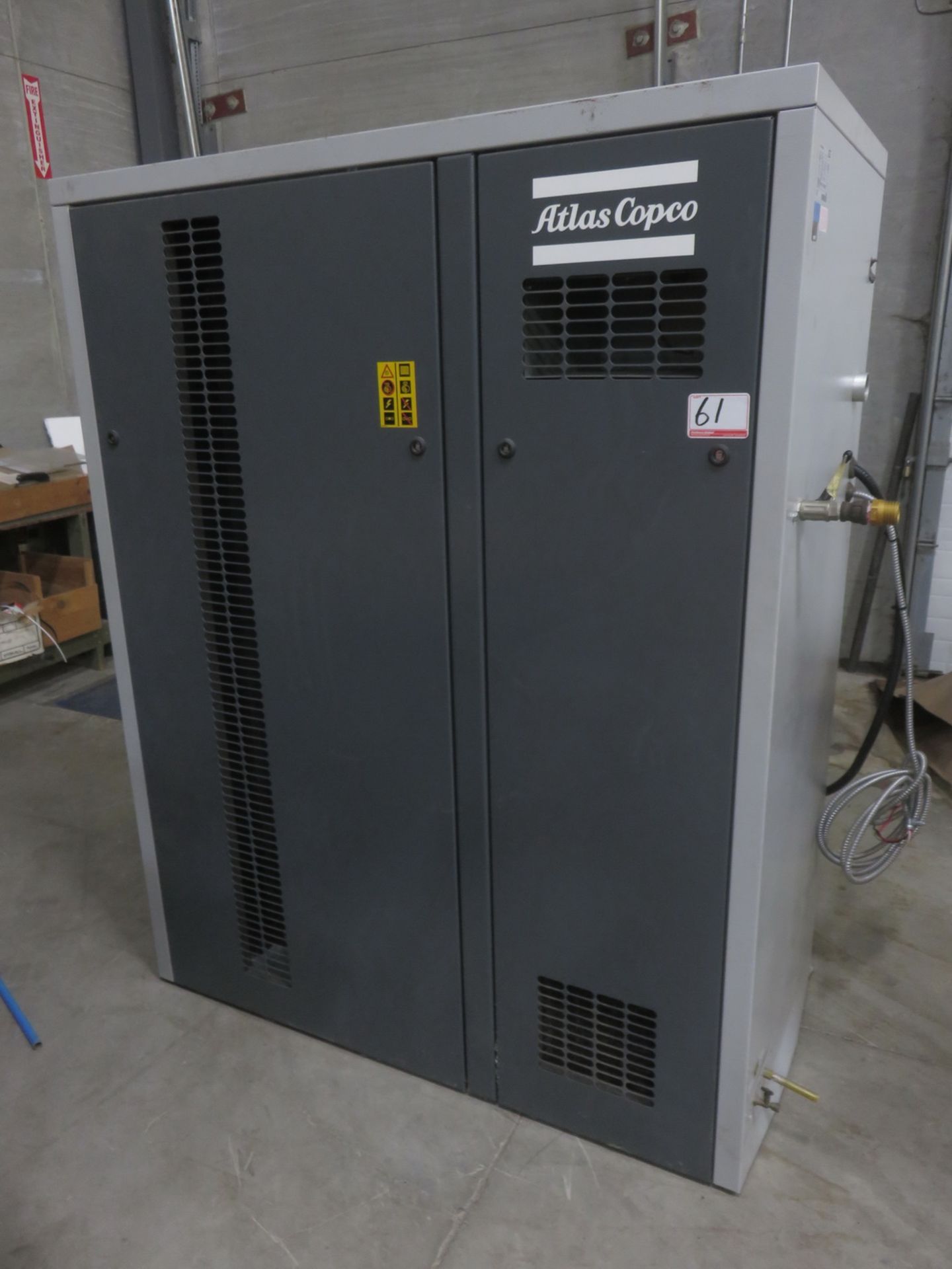 ATLAS COPCO SF11FF 15HP SCREW COMPRESSOR, S/N A11694795 (4,238 HOURS)