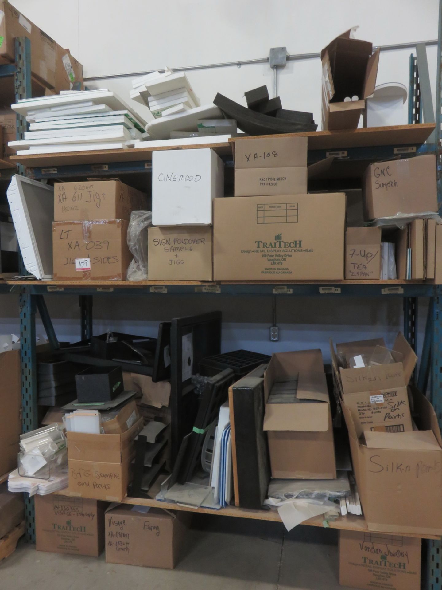 LOT - PLASTIC BOXES, LIGHT UNIT, NAME PLATE JIGS, ETC (NO RACKING) - Image 3 of 3