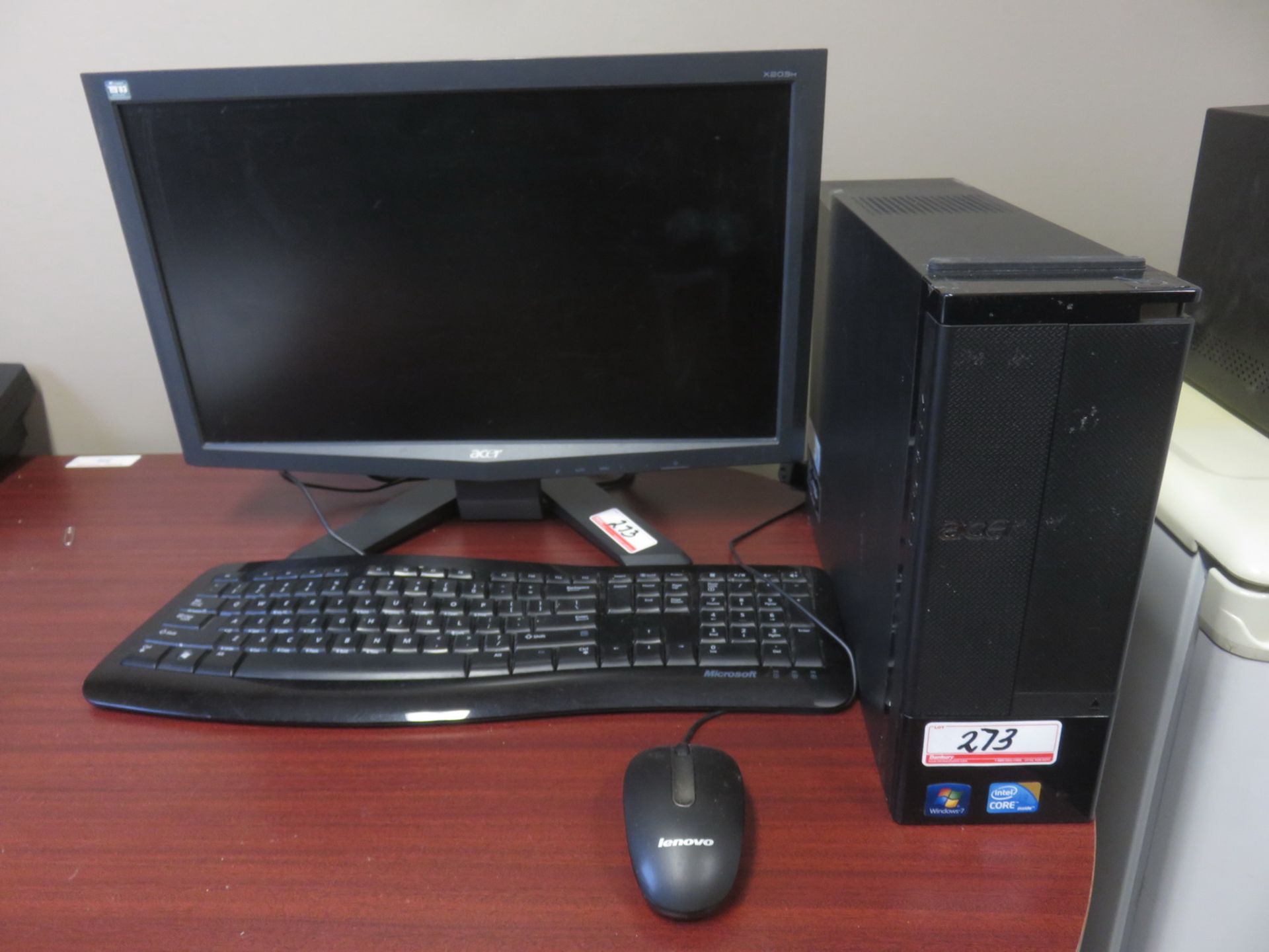 LOT - ACER ASPICE X3950 SFF PC W/ INTEL CORE I3 3.07GHZ CPU, 6GB RAM, 500 GB HDD, WINDOWS 10 &