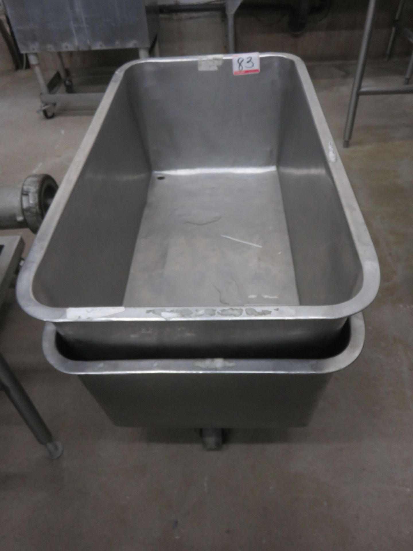 UNITS - STAINLESS APPROX. 2' X 45" PORT TUBS