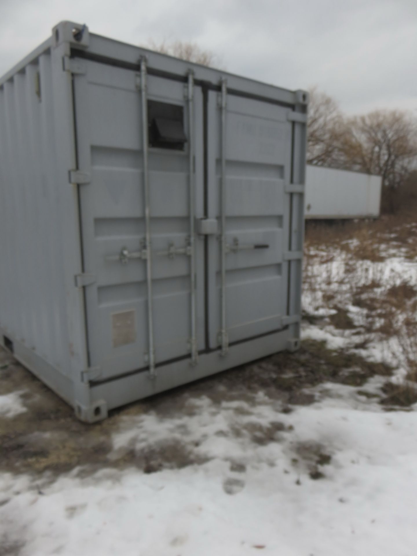 2016 GENERAL GREY STEEL 20' STORAGE CONTAINER (CONTAINER ONLY - NO CONTENTS) - Image 3 of 5