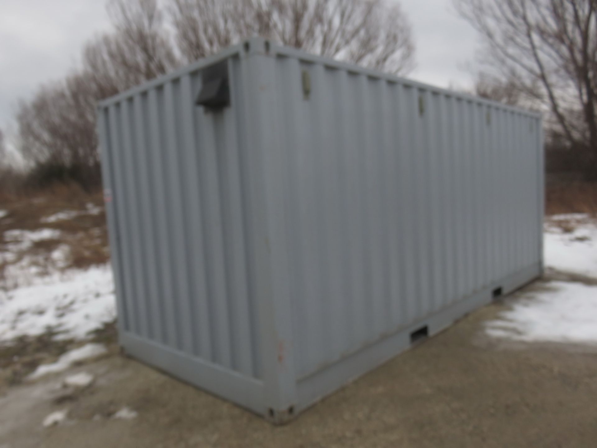 2016 GENERAL GREY STEEL 20' STORAGE CONTAINER (CONTAINER ONLY - NO CONTENTS) - Image 2 of 5