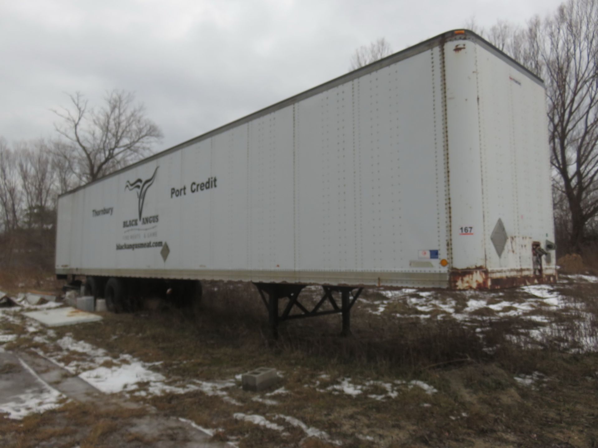 MANAC 53' TANDEM AXLE STORAGE TRAILER C/W CONTENTS (EXCLUDING FILES) (NO OWNERSHIP)