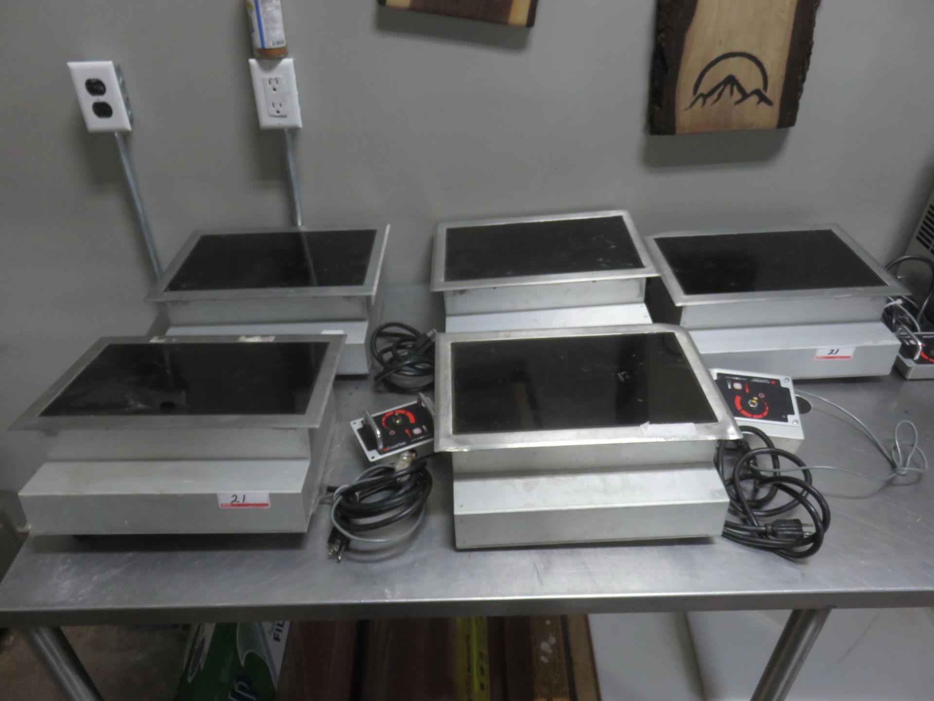 LOT - COOKTEK MPD1000 INDUCTION BURNERS