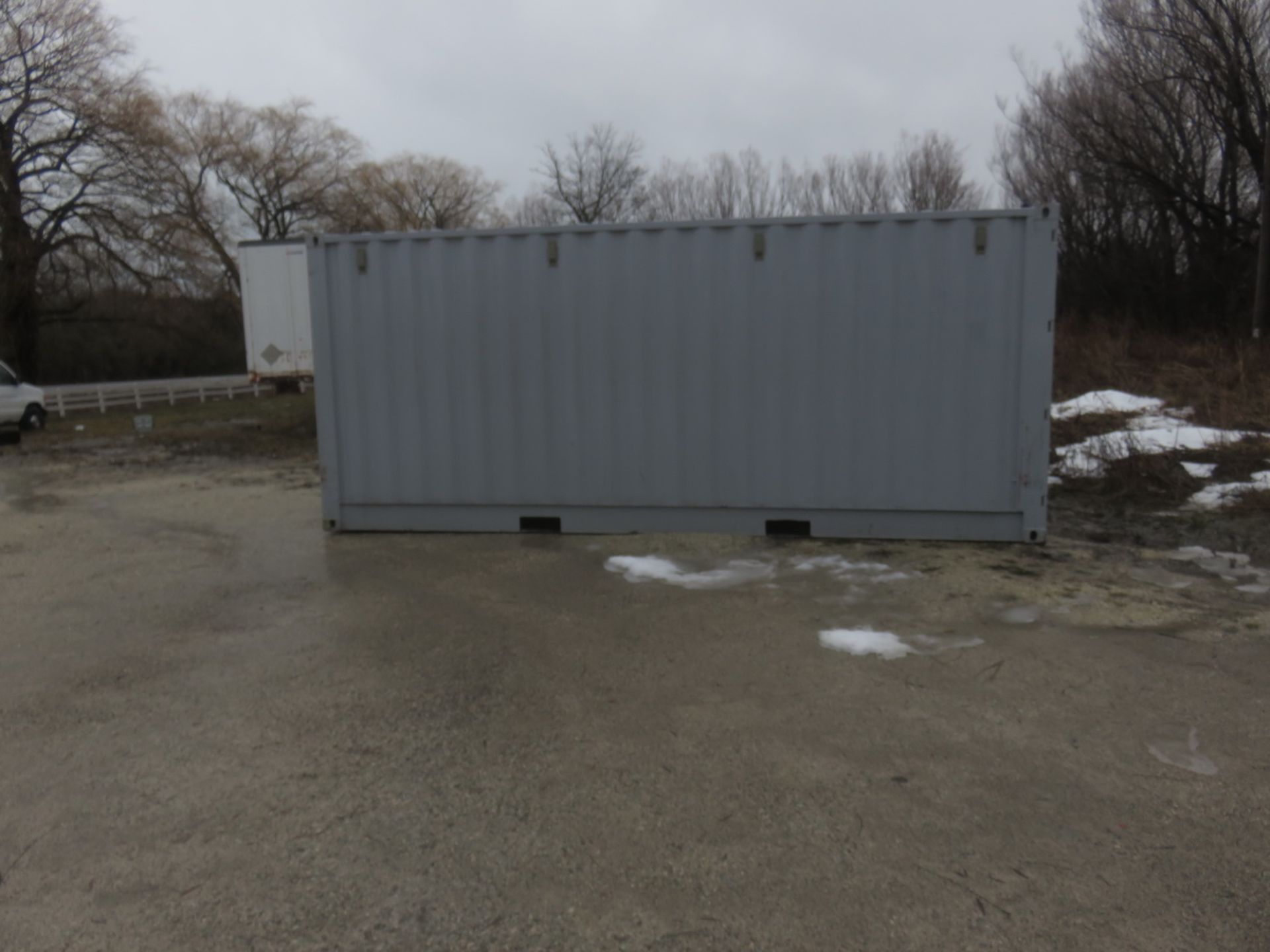 2016 GENERAL GREY STEEL 20' STORAGE CONTAINER (CONTAINER ONLY - NO CONTENTS) - Image 4 of 5