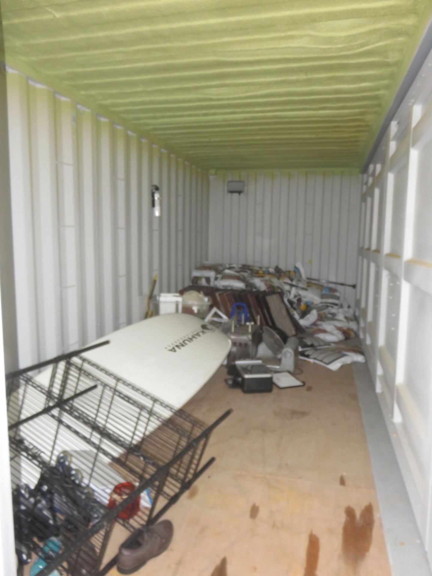 2016 GENERAL GREY STEEL 20' STORAGE CONTAINER (CONTAINER ONLY - NO CONTENTS) - Image 5 of 5