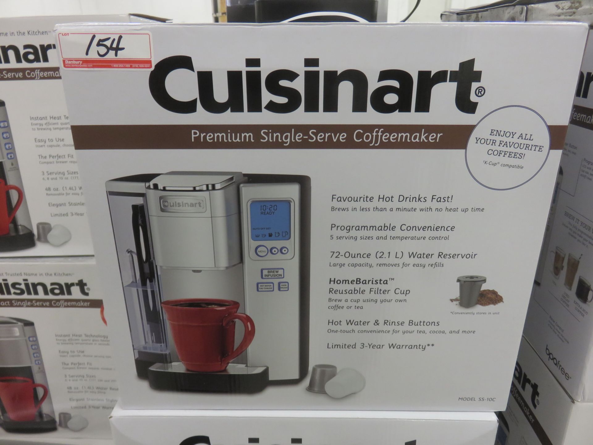 UNITS - CUISINART SS-10C PREMIUM SINGLE SERVE COFFEE MAKER