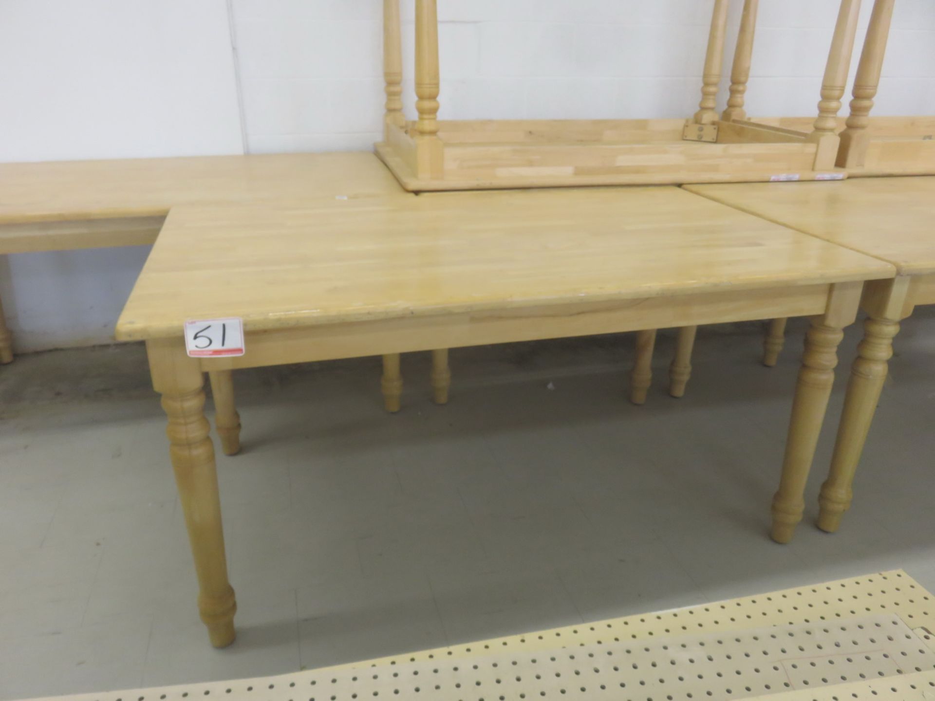 UNITS - MAPLE 3' X 5' DISPLAY TABLES