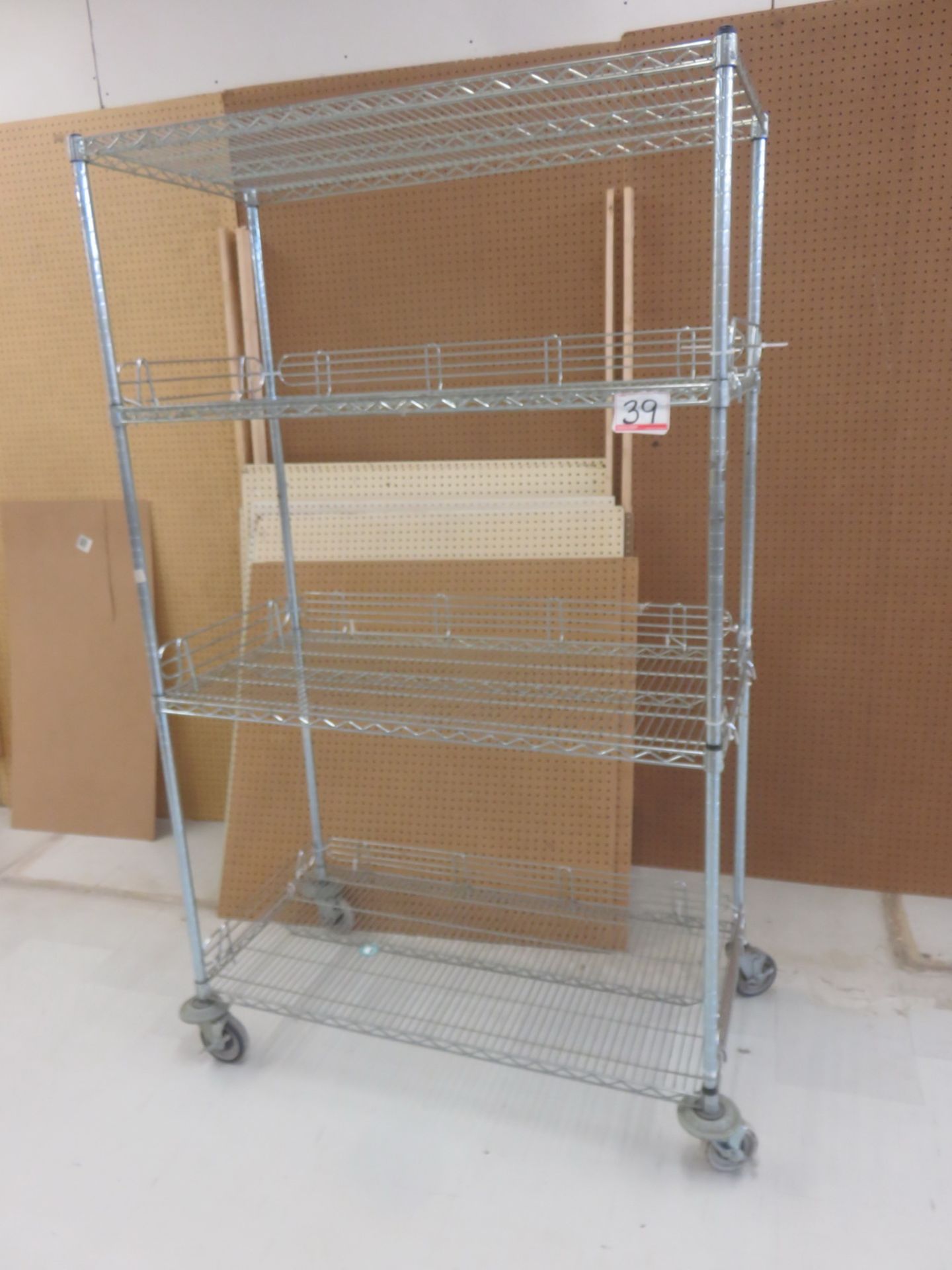 UNITS - FOCUS CHROME 2' X 4' X 80" 4-SHELF CARTS (BLDG2)