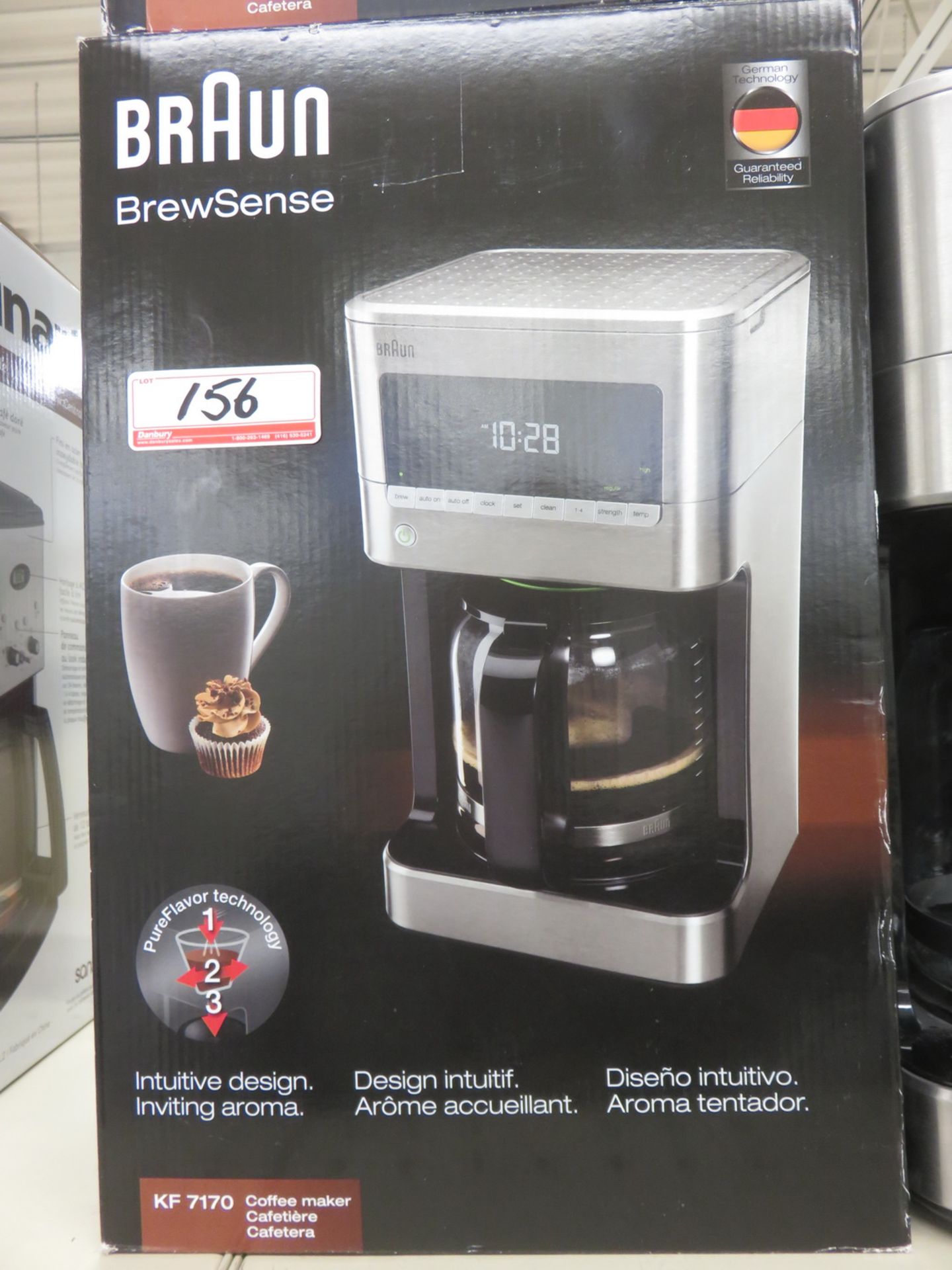 UNITS - BRAUN KF7170 BREW SENSE COFFEE MAKER