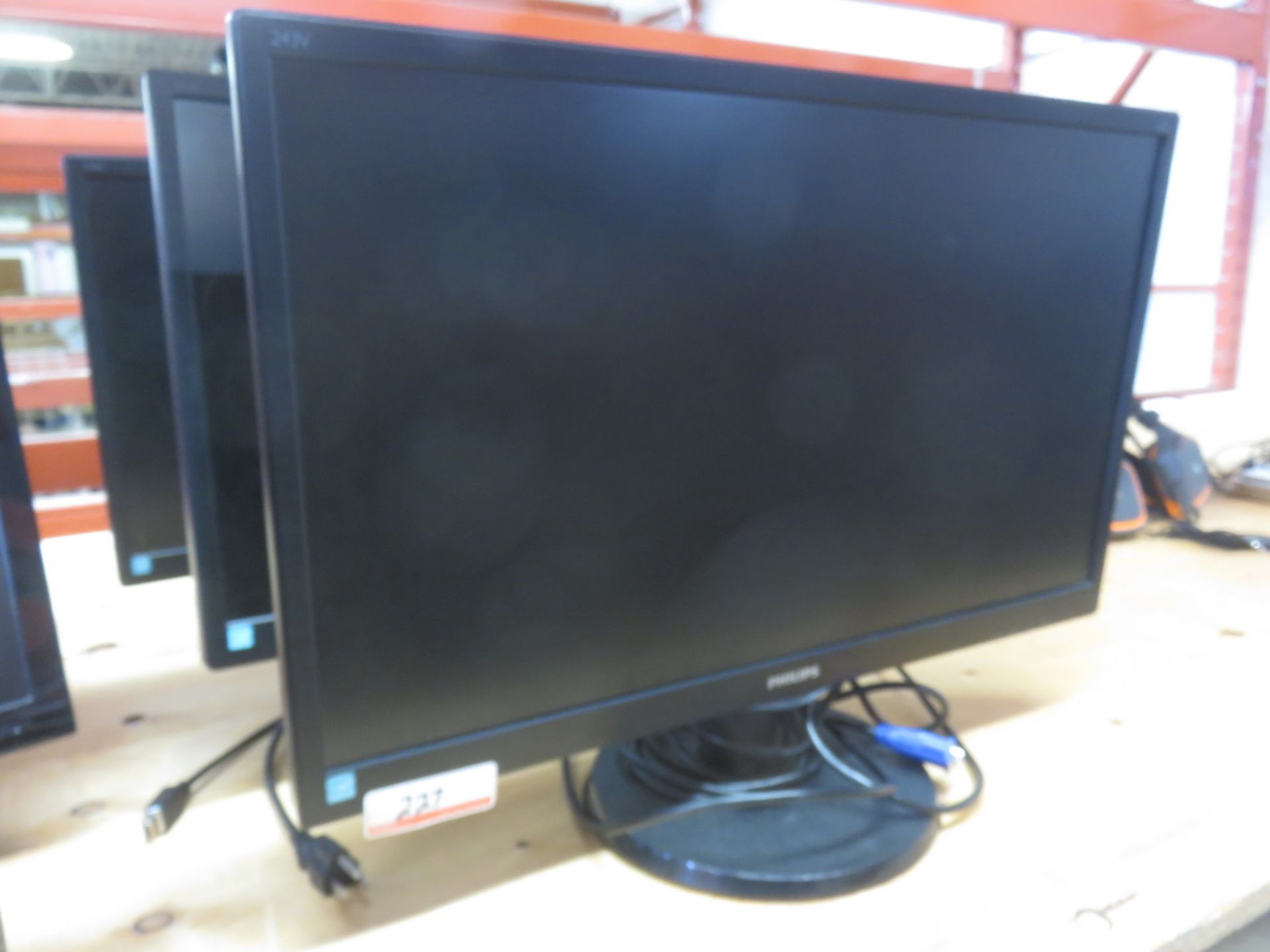 UNITS - PHILIPS 243V5LHSB/27 24" LCD MONITORS