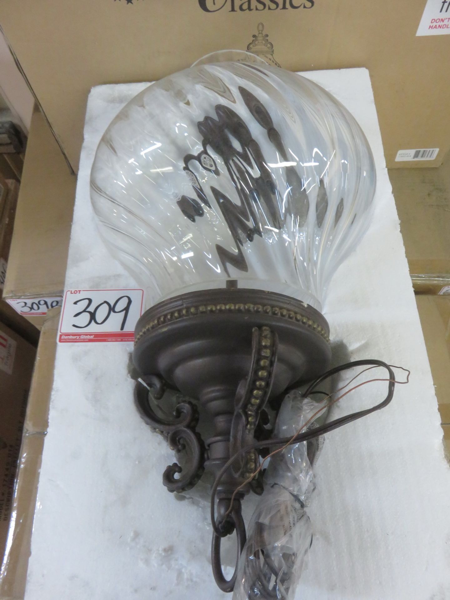 UNITS - EURO CLASSICS 17452014 3-BULB PERFECT OUTDOOR HANGING LIGHTS (NEW IN BOX)