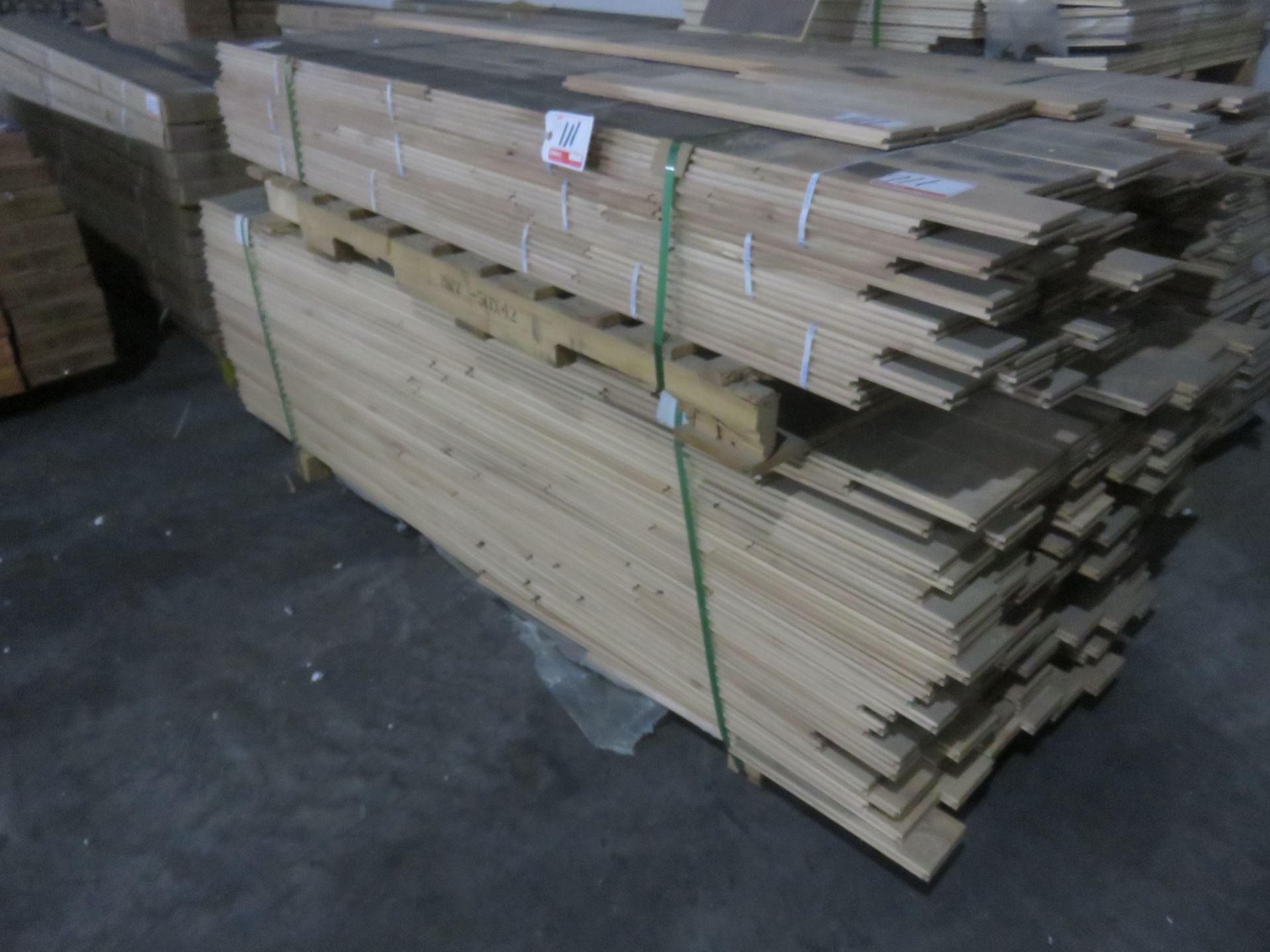 LOT - UNSTAINED NATURAL HARDWOOD FLOORING (2 SKIDS) - Image 2 of 2