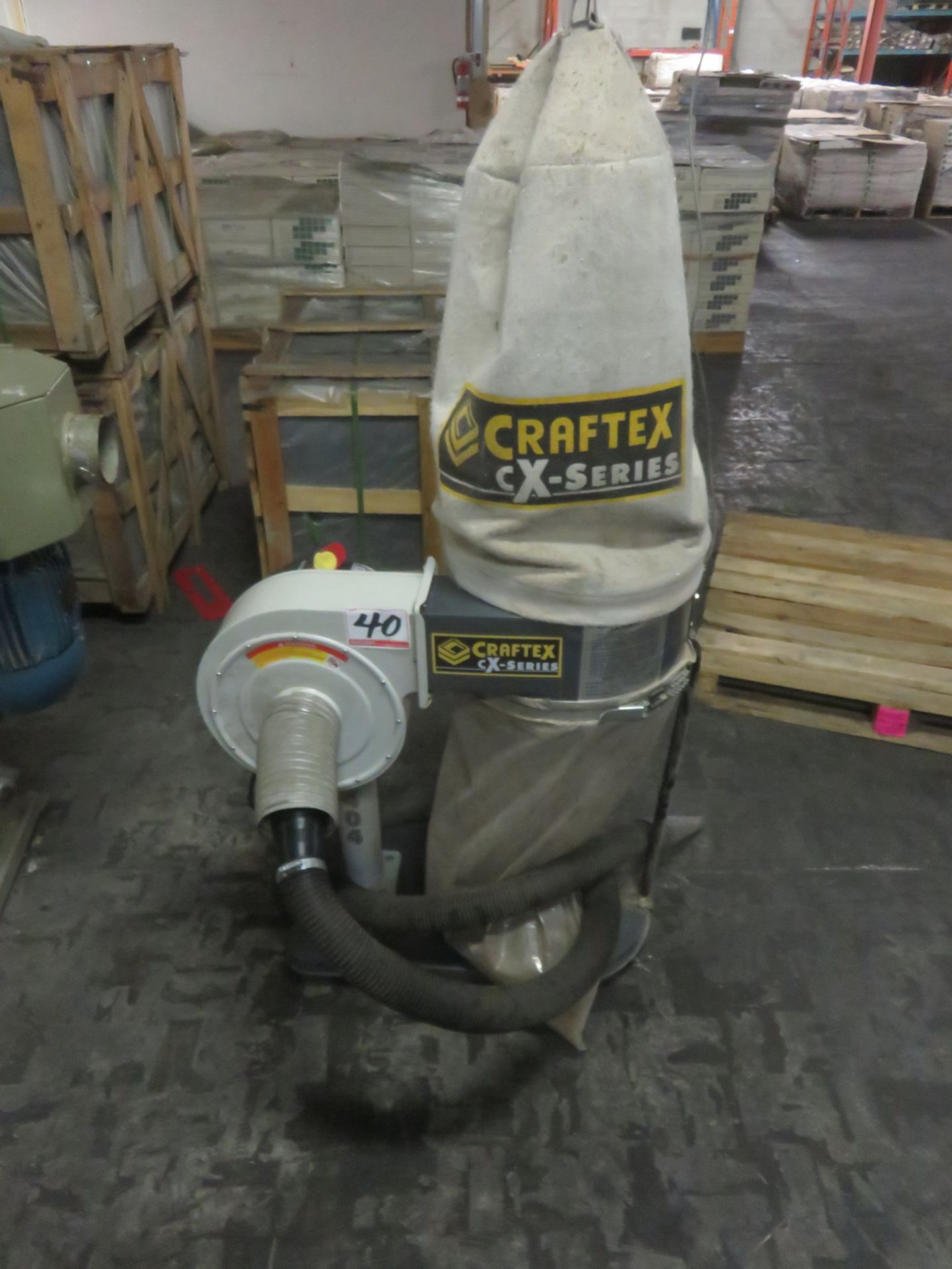 CRAFTEX CX-SERIES 404, 110V, 1HP BAG TYPE DUST COLLECTOR