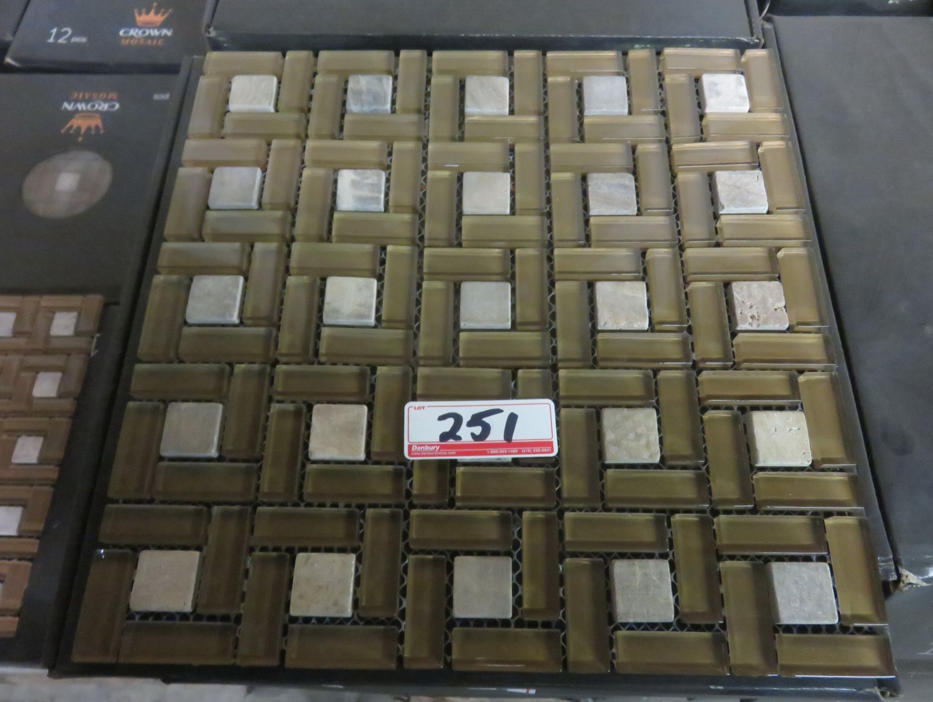 BOXES - CROWN HG-815204 300 X 300 X 8MM MOSAIC TILES (12 PCS/BOX)