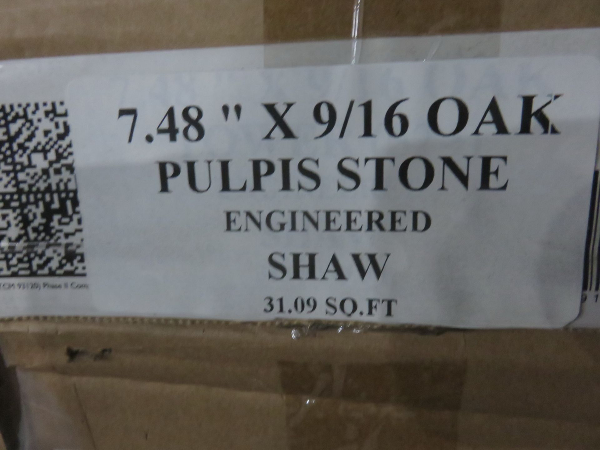 BOXES - SHAW OAK PULPIS STONE 7.48" X 9/16 ENGINEERED HARDWOOD FLOORING (31.09 SQFT/BOX) - Image 2 of 3