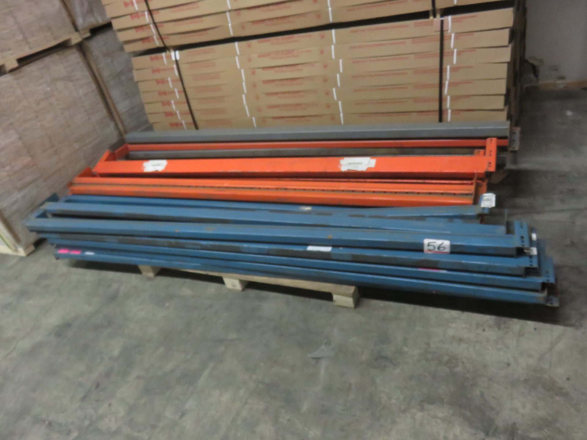 LOT - ORANGE & BLUE CROSS BEAMS