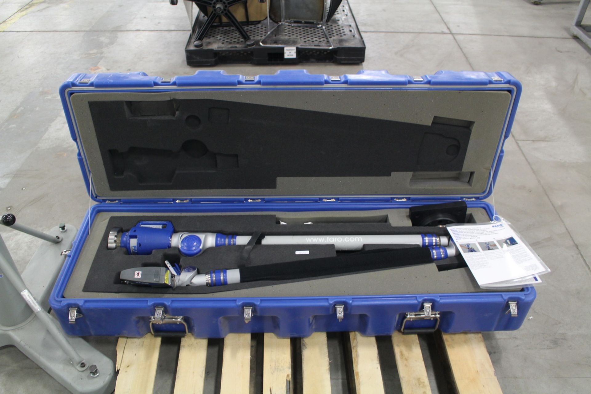 2008 FARO P12 PLATINUM ARM 7-AXIS PORTABLE CMM, FARO LASER LINE PROBE ASSEMBLY + CASE W/ BRUNSON 231 - Image 5 of 5