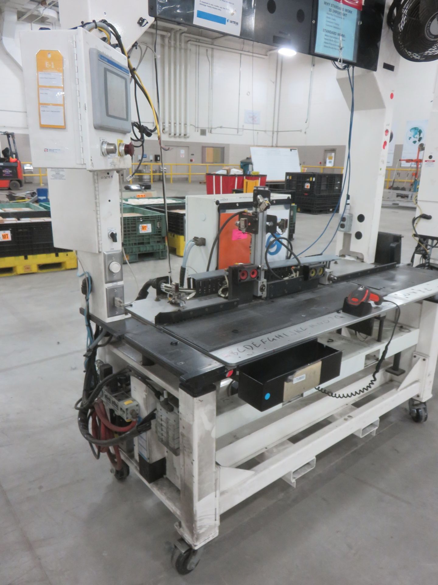 2012 PROFICIENT MACHINE + AUTOMATION (JCI) FLEX BASE PORT FULLY ADJUSTABLE ASSEMBLY TABLE W/ ALLEN - Image 2 of 2