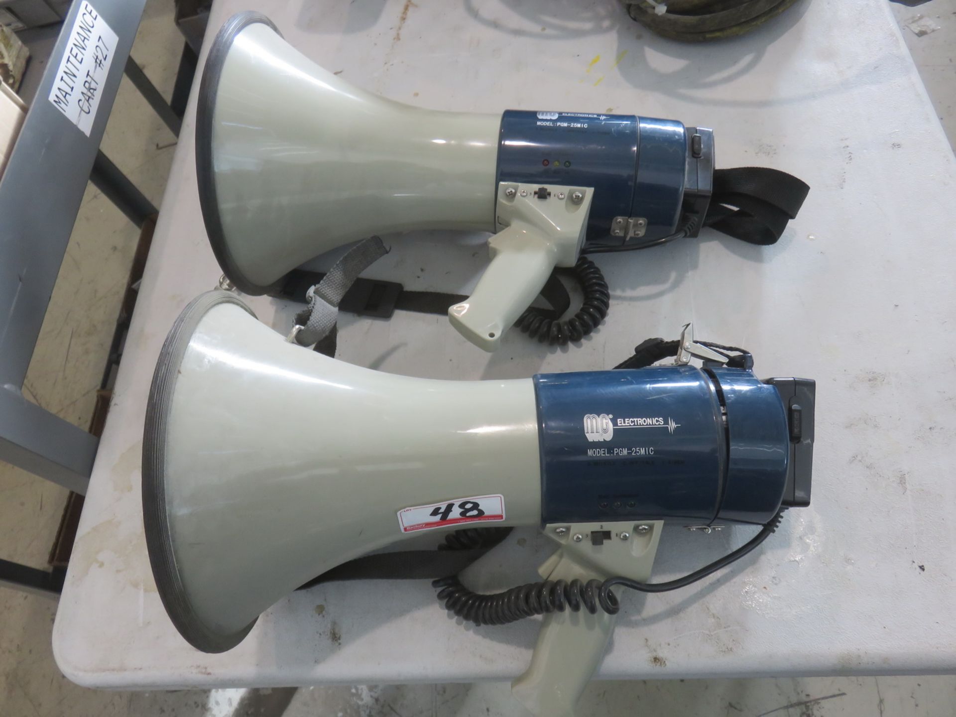 UNITS - MG- ELECTRONICS PGM-25MIC MEGAPHONES